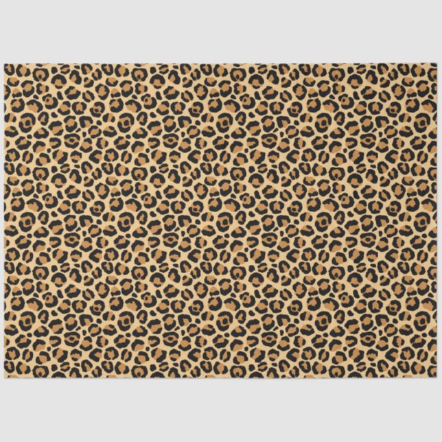Papier Mousseline Design classique série Leopard 6 (Recto)