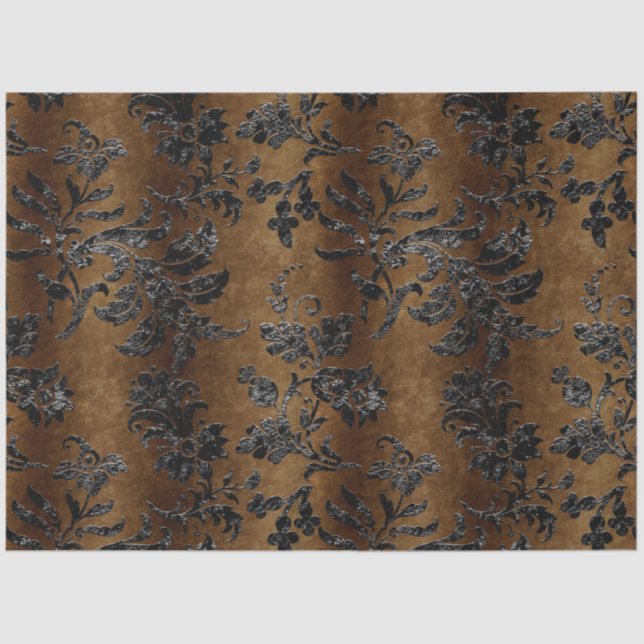 Papier Mousseline Design de la série Black Velvet 2 (Recto)