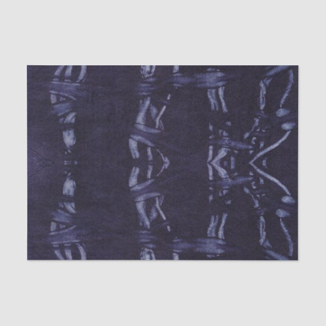 Papier Mousseline Design Denim Washed #8 @ Emporio Moffa (Recto)