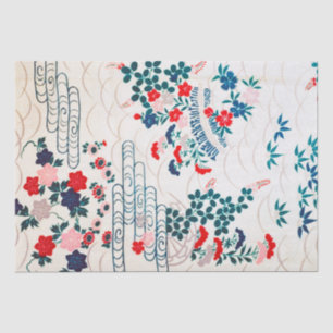 Papier Mousseline Design floral japonais