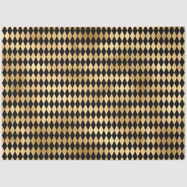 Papier Mousseline Design gothique Gold Series 18 (Recto)