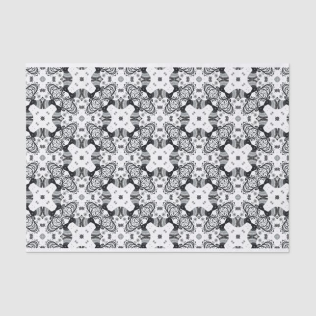 Papier Mousseline Design rétro cool (Recto)