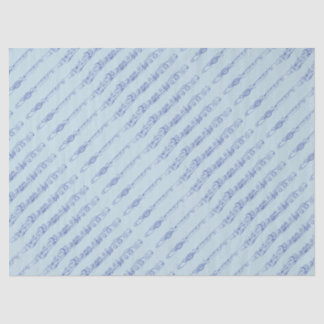Papier Mousseline Dessin au trait bleu cannelure