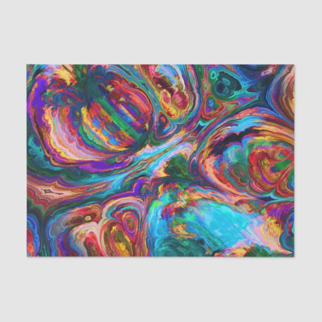 Papier Mousseline Dessin moderne de peintures (Recto)