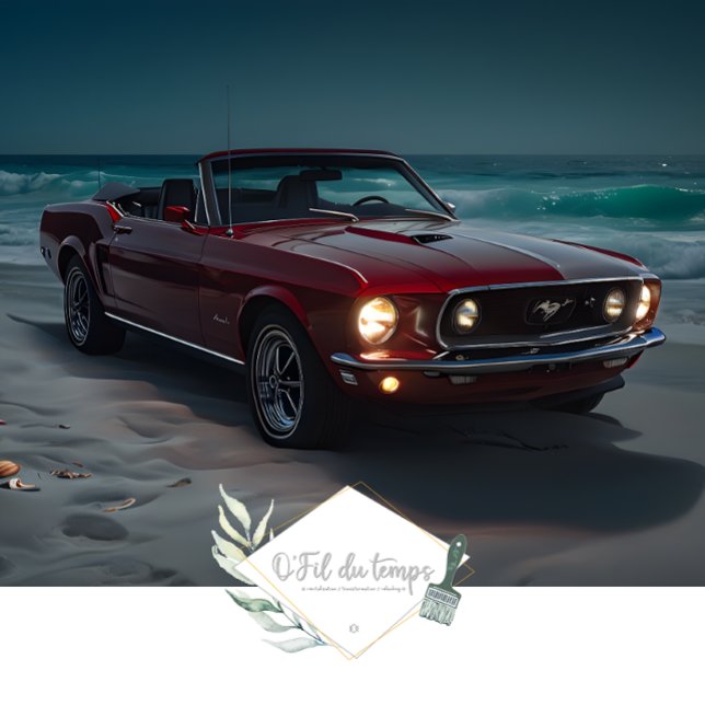 Papier Mousseline Dessous avant de Muscle Car Beach (Créateur téléchargé)