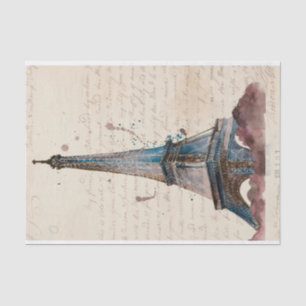 Papier Mousseline Destinations Lettres De La Tour Eiffel