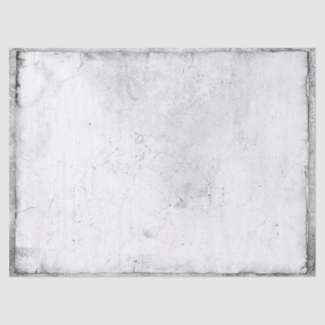 Papier Mousseline Détresse Découpage noir et blanc (Recto)