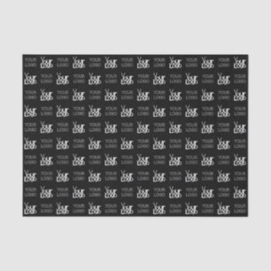 Papier Mousseline Deux logos ou images Motif répétitif