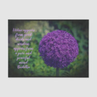 Devis de motivation parfait violet Allium Allium
