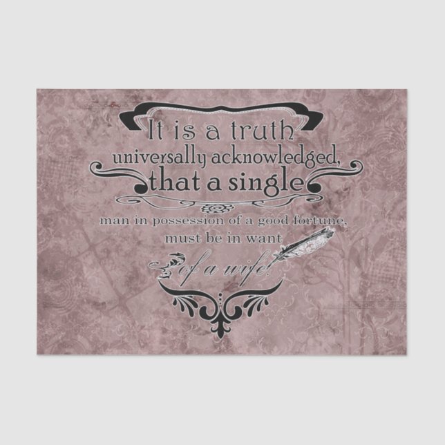 Papier Mousseline Devis vintage (Recto)