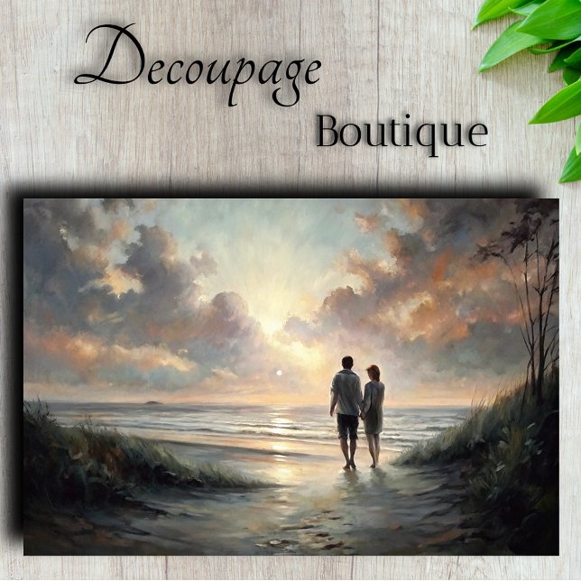 Papier Mousseline Dévotion crépusculaire en découpage (Twilight Devotion Decoupage Tissue Paper)