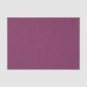 Papier Mousseline Diagonale rose chaud et noire