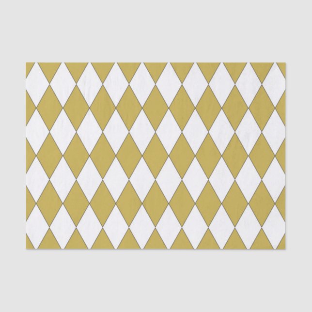 Papier Mousseline Diamant de couleur or (Recto)