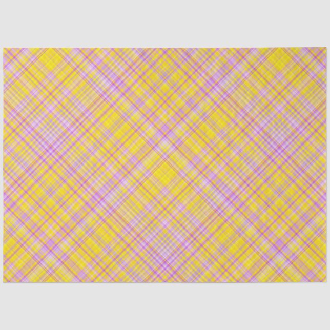 Papier Mousseline Diamants brillants - Coordination PLAID 10- (Recto)