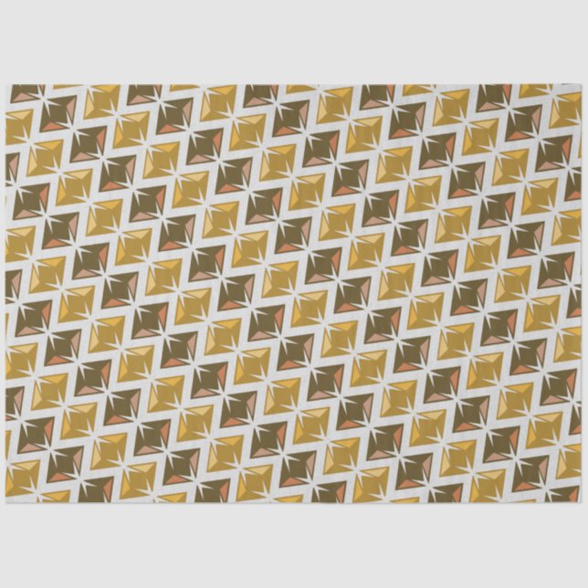 Papier Mousseline DIAMONDS Golden Gems (Recto)