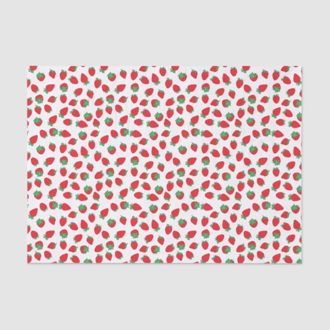 Papier Mousseline Diffusion de fraise (Recto)