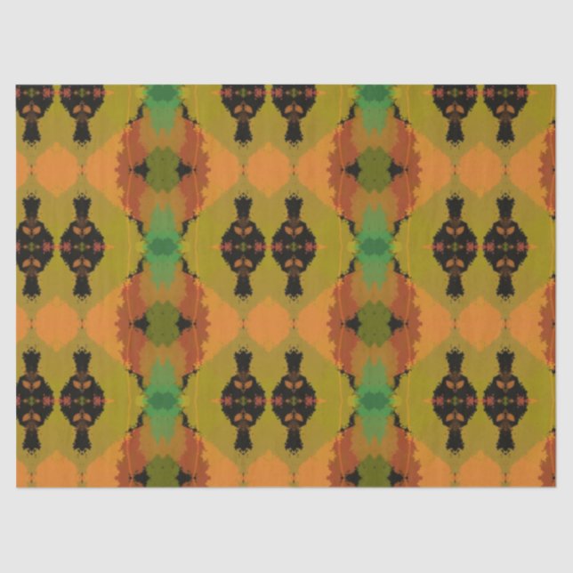 Papier Mousseline d'inspiration africaine (Recto)