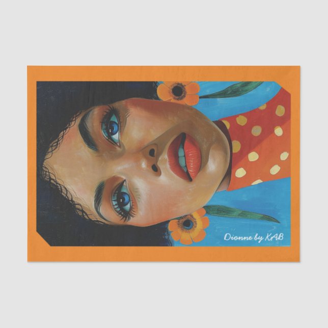 Papier Mousseline Dionne par KAB Tissue Paper (Recto)