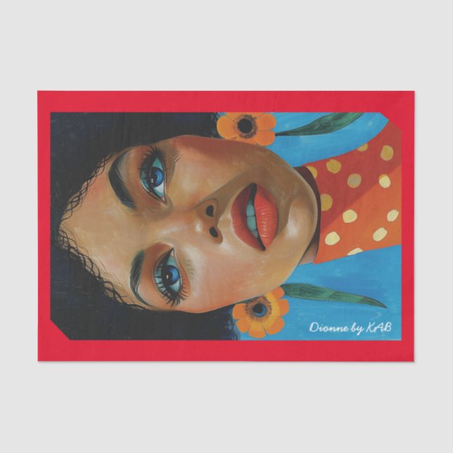 Papier Mousseline Dionne par KAB Tissue Paper (Recto)