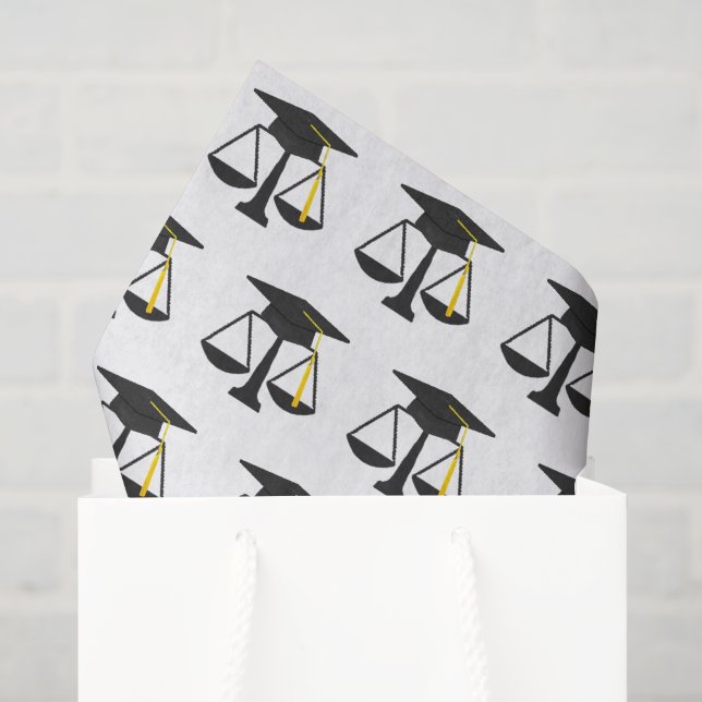 Papier Mousseline Diplômé de la faculté de droit (Sac cadeau)