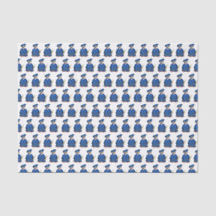 Papier Mousseline Diplôme d'études supérieures Casquette bleu Diplôm