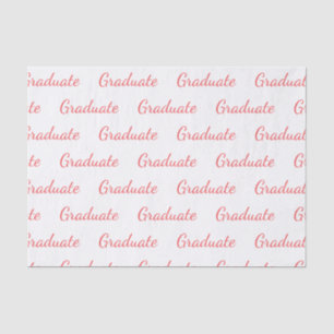 Papier Mousseline Diplômé Simple Moderne Graduation