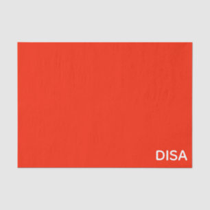 Papier Mousseline Disa Red color