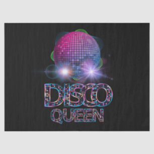 Papier Mousseline Disco Queen - 70's Disco Theme Vintage seventies
