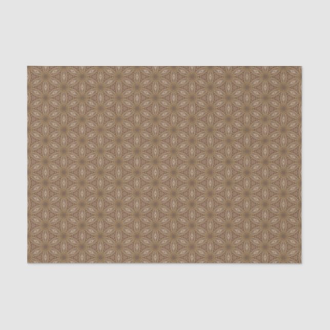 Papier Mousseline Dismal Mocha Retro Western Texture (Recto)