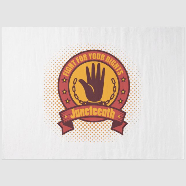 Papier Mousseline Dix-septième combat pour vos droits (Recto)