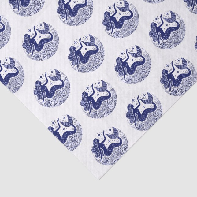 Papier Mousseline do-it-yourself couleurs Soufre de sirène dans le b (Détail)