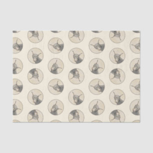 Papier Mousseline Doberman Pinscher Peinture Dobie Craché Chien Art