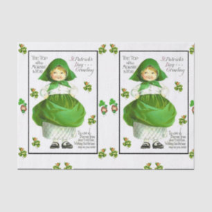 Papier Mousseline Document de fond de la Saint Patrick