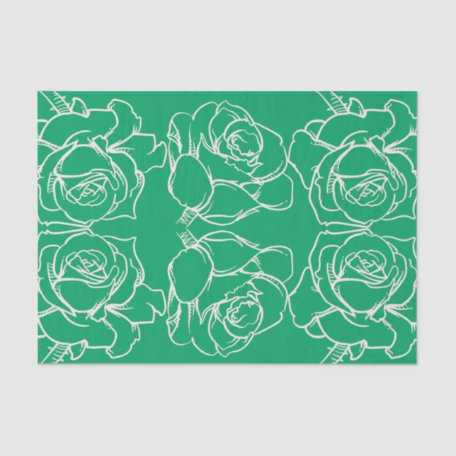 Papier Mousseline Document de travail du Rose du patrimoine (Recto)