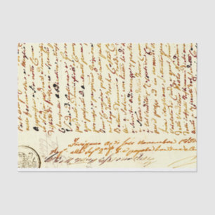 Papier Mousseline Document manuscrit vintage Papier papier