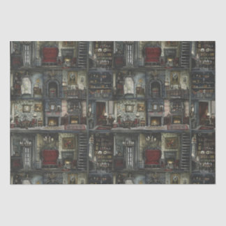 Papier Mousseline Dollshouse gothique victorienne Dark Academia