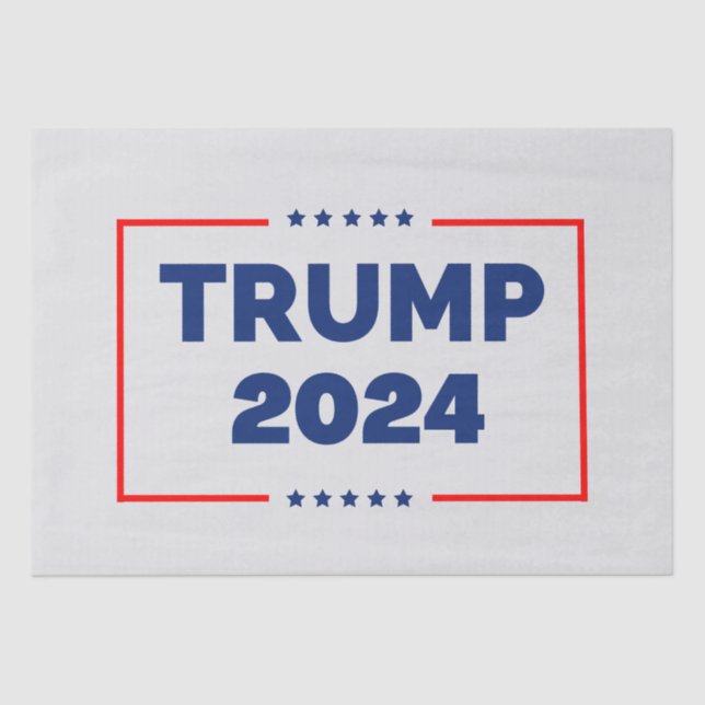 Papier Mousseline Donald Trump 2024 redonne l'élection américaine (Recto)