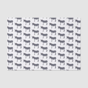 Papier Mousseline Donkey cartoon