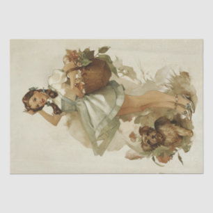 Papier Mousseline Dorothy et Toto vintage