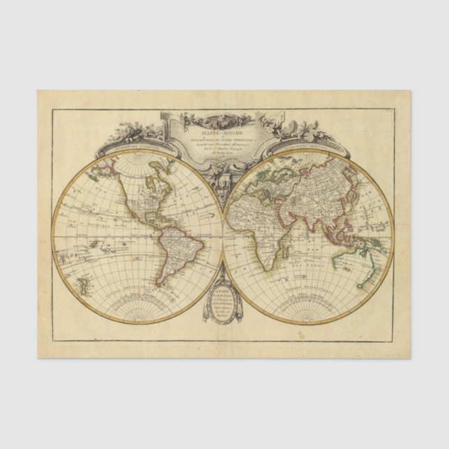 Papier Mousseline Double hémisphère (Recto)