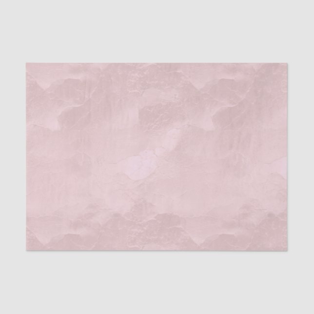 Papier Mousseline Douche de Mariage Perle Rose Élégante (Recto)