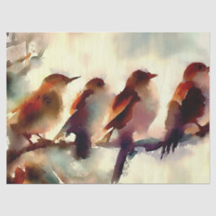Papier Mousseline Douze Jours de Noël : Appeler Oiseaux (A),