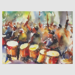 Papier Mousseline Douze jours de Noël : Drummers Drumming (A),