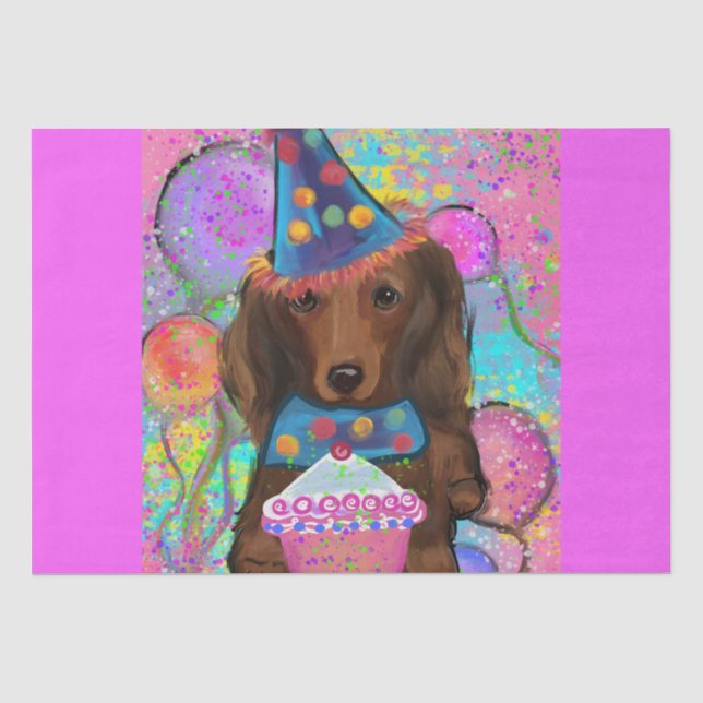 PAPIER MOUSSELINE DOXIE ROUX AUX CHEVEUX LONGS       (Recto)