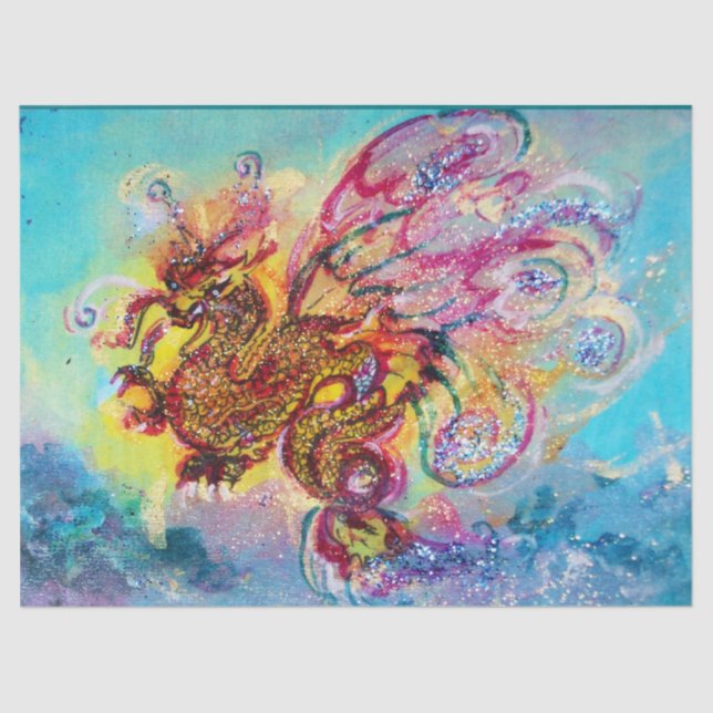 PAPIER MOUSSELINE DRAGON DE MER (Recto)