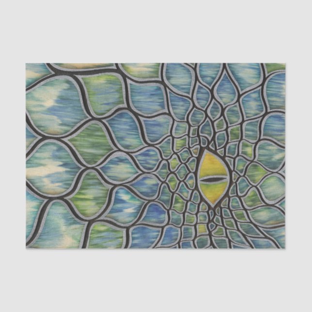 Papier Mousseline Dragon d'eau (Recto)