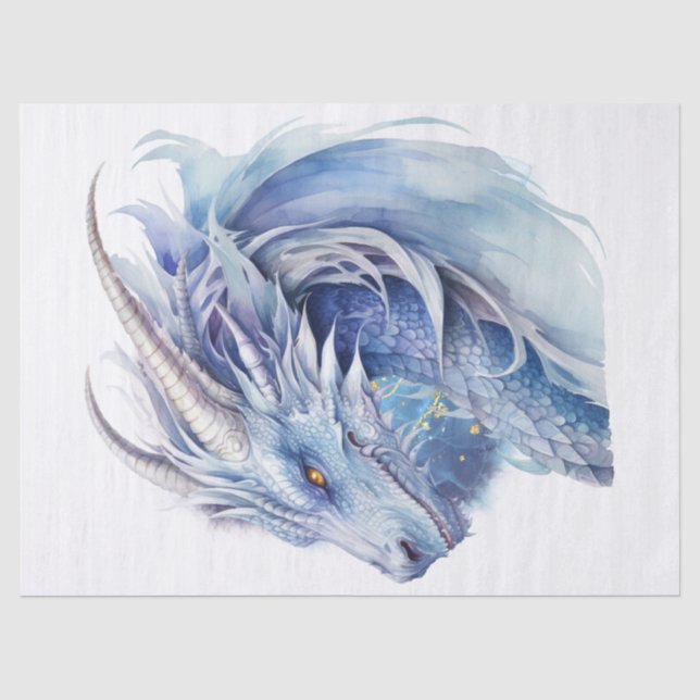 Papier Mousseline Dragon mythique (Recto)