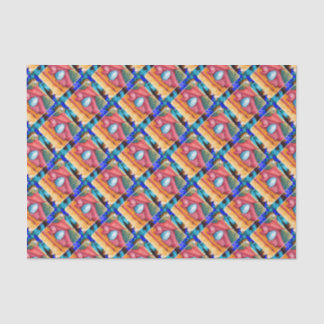 Papier Mousseline Dragon rouge