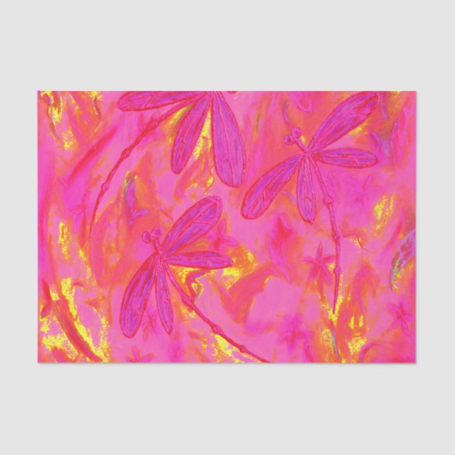 Papier Mousseline Dragonfly Flit Hazdays (Recto)