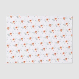 Papier Mousseline Dragonfly rouge
